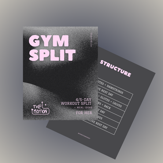 GYM SPLIT FOR HER